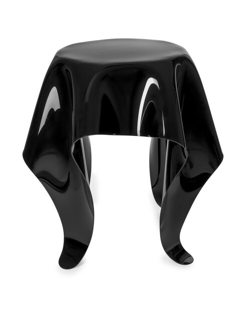 Table d'appoint Drappeggi noir - 76x67xH66 cm