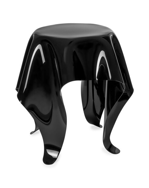 Table d'appoint Drappeggi noir - 76x67xH66 cm