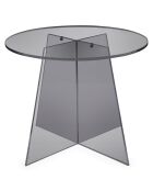 Table d'appoint Teide fumée - 50x50xH41 cm