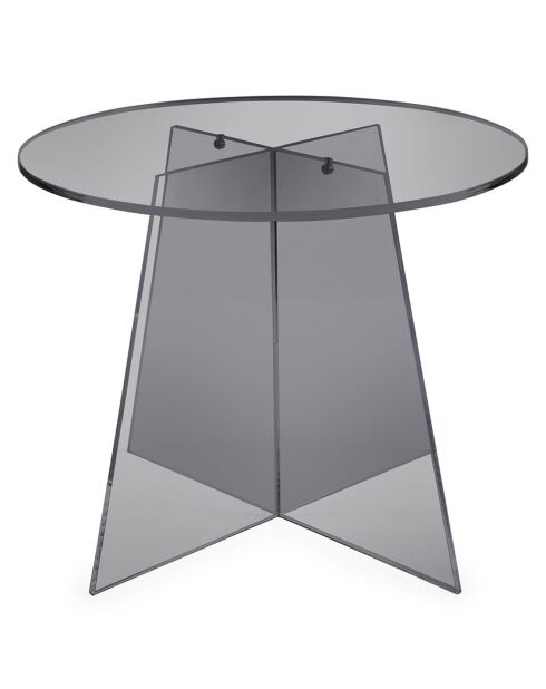 Table d'appoint Teide fumée - 50x50xH41 cm
