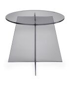 Table d'appoint Teide fumée - 50x50xH41 cm