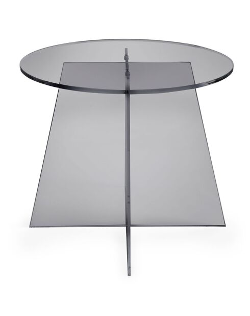 Table d'appoint Teide fumée - 50x50xH41 cm
