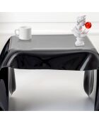 Tabe basse carrée Drappeggi noire - 60x75xH40 cm