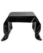 Tabe basse carrée Drappeggi noire - 60x75xH40 cm