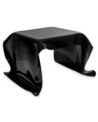 Tabe basse carrée Drappeggi noire - 60x75xH40 cm