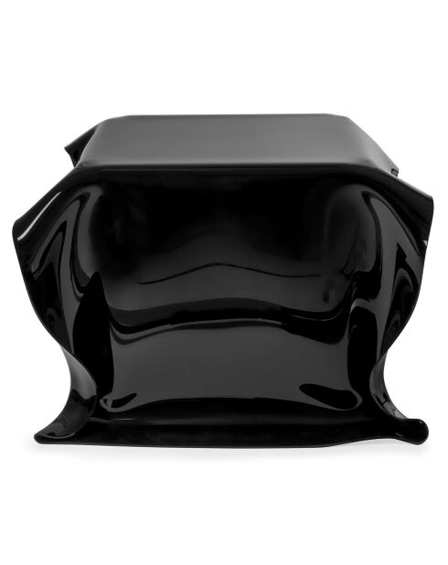 Tavolino quadrato nero Drappeggi - 60x75xH40 cm