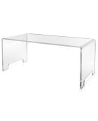Table basse Emilio transparente - 81x40xH36 cm