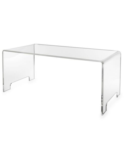 Table basse Emilio transparente - 81x40xH36 cm