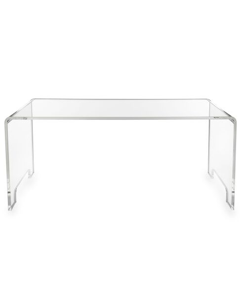 Table basse Emilio transparente - 81x40xH36 cm