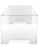 Table basse Emilio transparente - 81x40xH36 cm