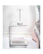 Table basse Alfred transparente - 30x37xH37 cm