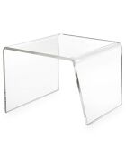 Table basse Alfred transparente - 30x37xH37 cm