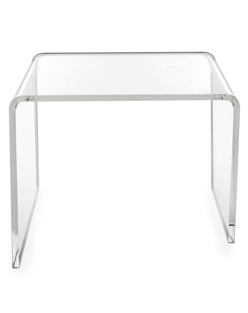 Table basse Alfred transparente - 30x37xH37 cm