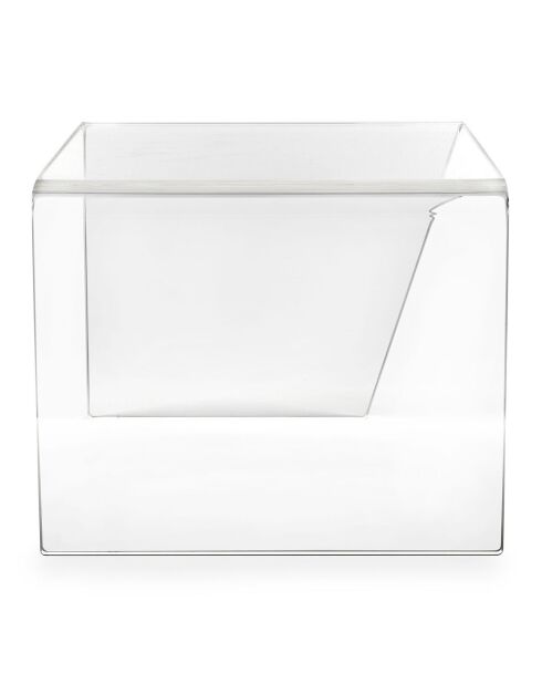 Table basse Alfred transparente - 30x37xH37 cm