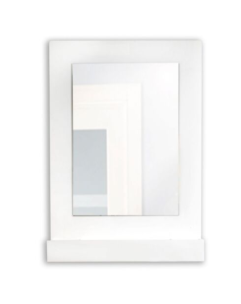 Miroir rétroéclairé Lady T Vertical blanc - 68x18xH100 cm