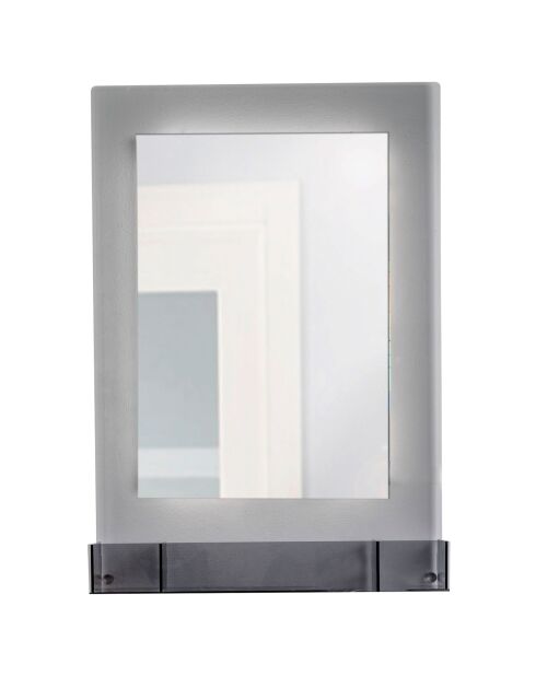 Miroir rétroéclairé Lady T Vertical gris fumé - 68x18xH100 cm