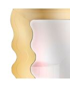 Miroir mural Marea doré - 90x3xH180 cm