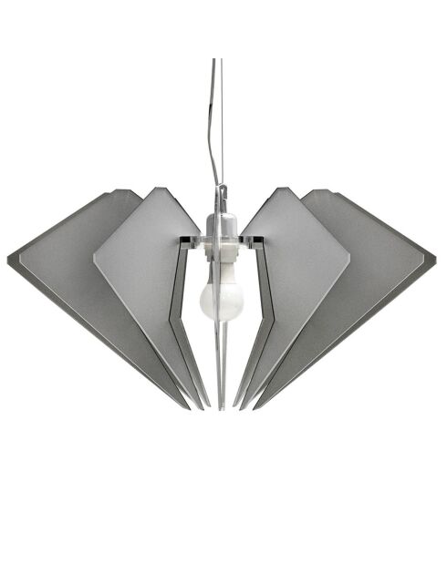 Suspension De Beers gris fumé satiné - 58x58xH32 cm