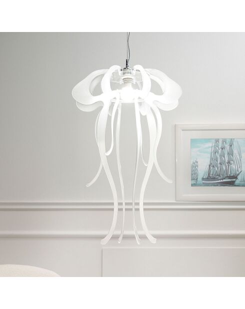 Suspension Jelly blanc satiné - 50x50xH76 cm