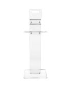 Support pour toilettes Calipso transparent - 31x23xH86 cm