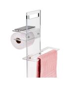 Support pour toilettes Calipso transparent - 31x23xH86 cm