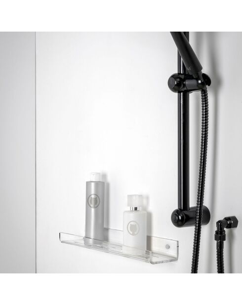 Estante de ducha transparente Calipso - 37 x 8,5 x 4,5 cm