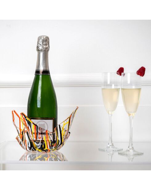 Drappeggi Kleine mehrfarbige Vase - 21x17xH14 cm