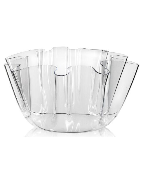 Vase Drappeggi Big  transparent - 45x47xH27 cm