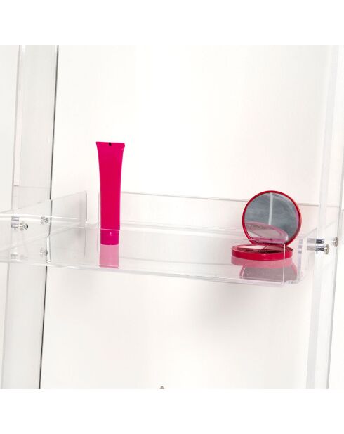 Etagère Clio Big transparente - 39.5x40xH180 cm