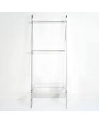 Etagère Clio Small transparente - 39.5x30xH100 cm
