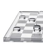 Echiquier Gukesh transparent - 50x50xH2.5 cm