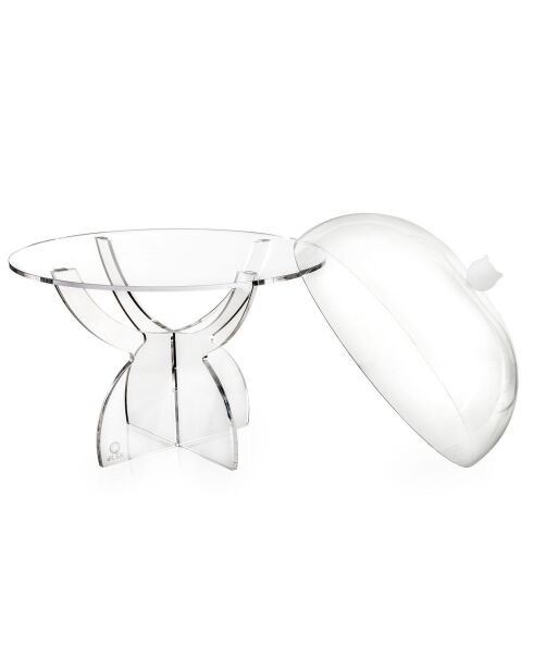 Présentoir à gâteaux Stand Small transparent - 27x27xH29 cm