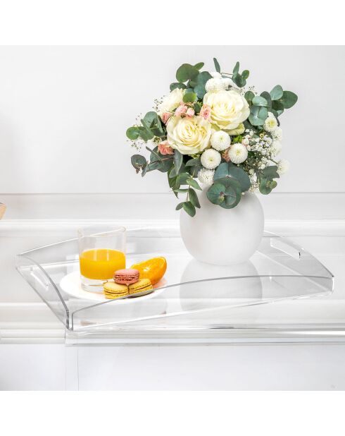 Plateau Serving Big transparent - 45.5x32xH6 cm