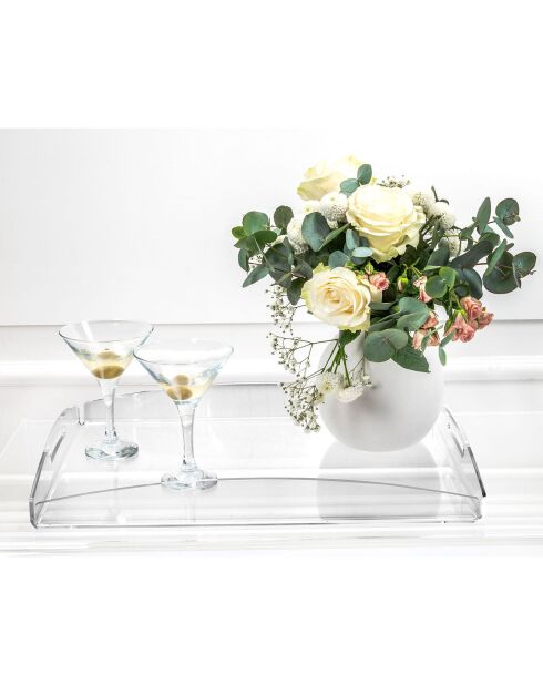 Plateau Serving Big transparent - 45.5x32xH6 cm