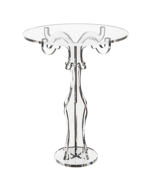 Présentoir à gâteaux Bon Ton High transparent - 27x27xH35 cm