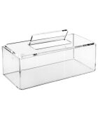 Boîte à mouchoirs Calipso transparente - 25x12xH9 cm