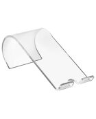 Support pour smartphone Smartwork transparent - 8.5x18.5xH7.5 cm