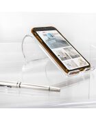 Support pour smartphone Smartwork transparent - 8.5x18.5xH7.5 cm