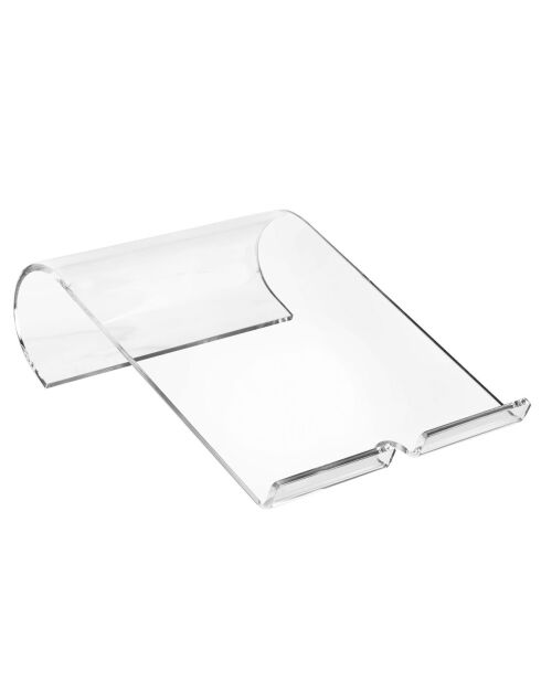 Smartwork transparante tablethouder - 18x24xH7,5 cm