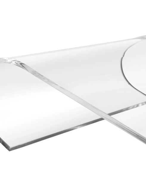 Smartwork transparante tablethouder - 18x24xH7,5 cm