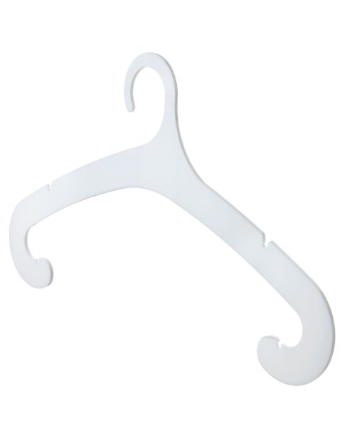 Gancio appendiabiti bianco - 40x0,3xH23 cm