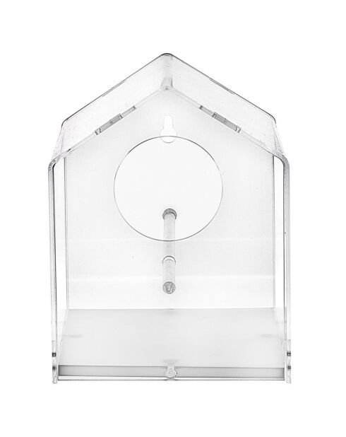 I-Pet transparentes Vogelhaus - 16x20xH20 cm