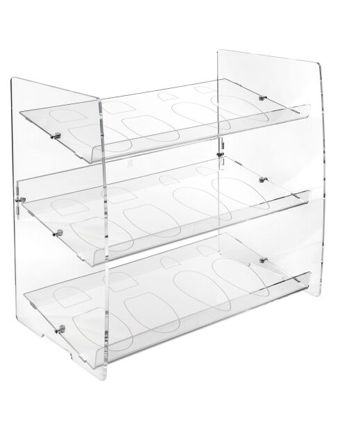 Étagère à chaussures Scarpe Diem transparente - 50.5x31xH50 cm