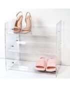 Étagère à chaussures Scarpe Diem transparente - 50.5x31xH50 cm