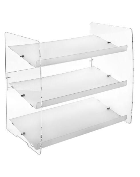 Étagère à chaussures Scarpe Diem transparente - 50.5x31xH50 cm
