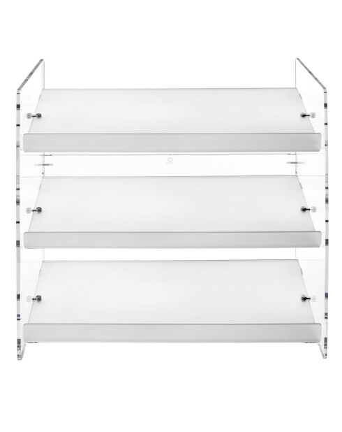 Étagère à chaussures Scarpe Diem transparente - 50.5x31xH50 cm