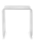 Tabouret Clio transparent - 41x22xH46 cm