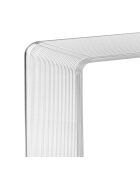 Tabouret Clio transparent - 41x22xH46 cm
