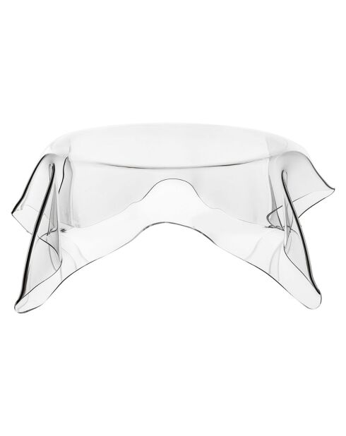 Présentoir/Corbeille Drappeggi Big transparent - 50x50xH17.5 cm