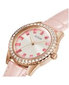 Montre Femme Sparkling en Cuir rose